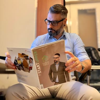 Dominikos speaking at conference