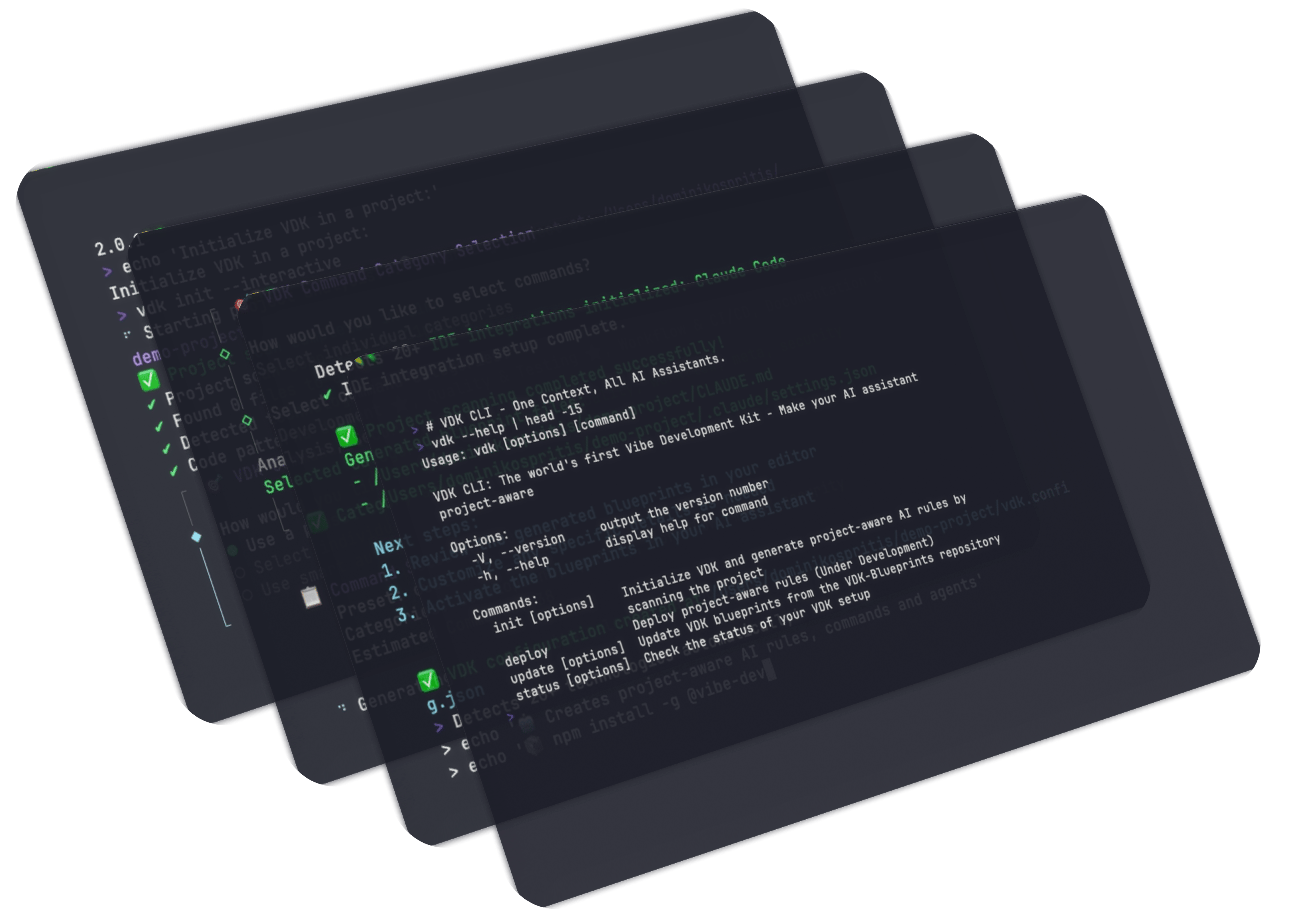 VDK CLI Interface Stack