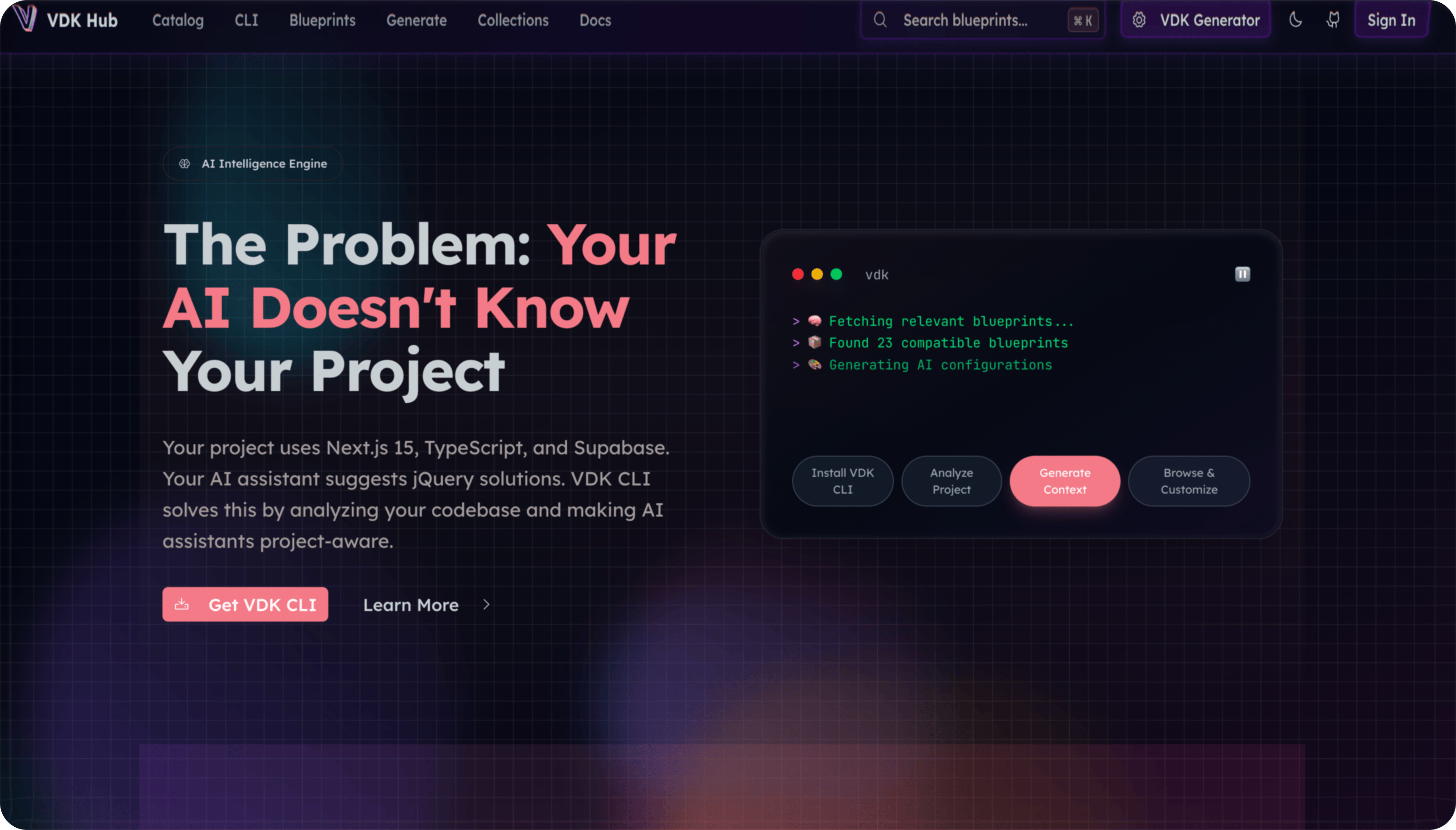 VDK Hub Web Platform